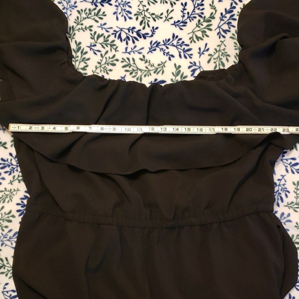 RACHEL Rachel Roy Elegant Black Romper - Picture 7 of 13